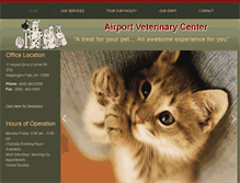 Tablet Screenshot of airportveterinarycenter.com